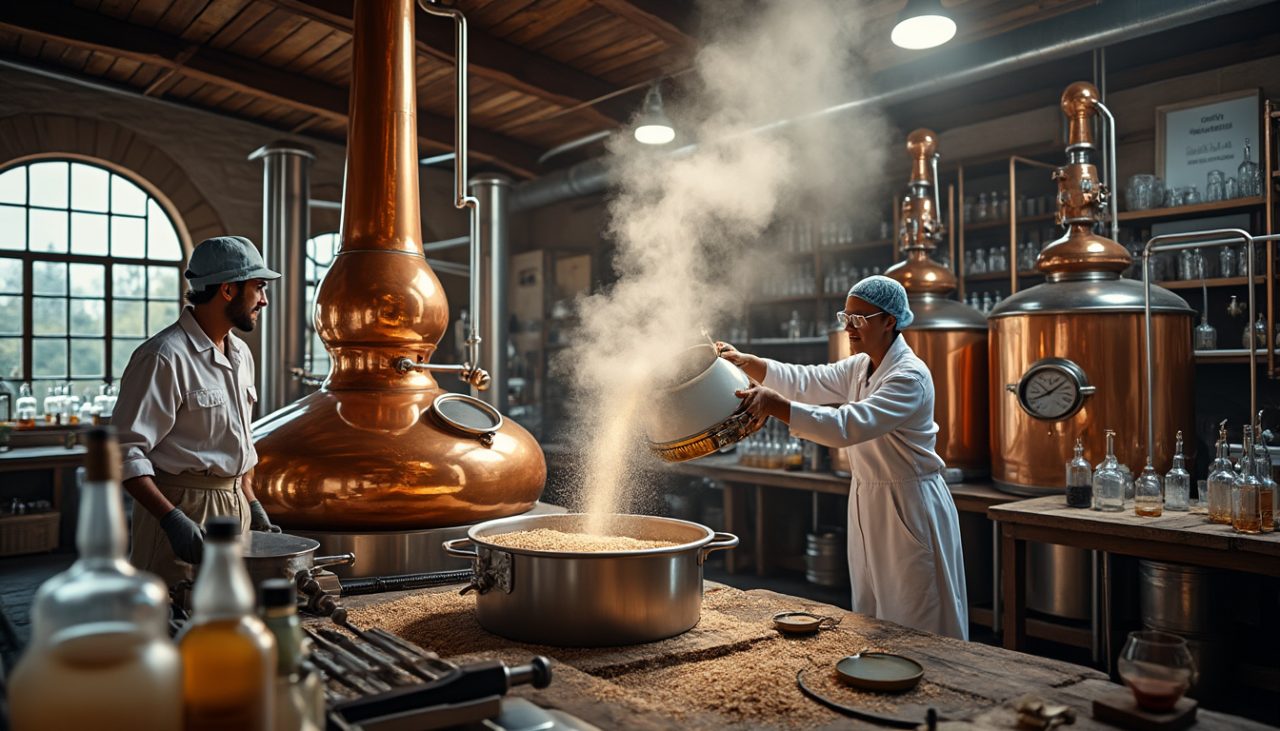 Comment se déroule le processus de fabrication de l’alcool à 90 ?