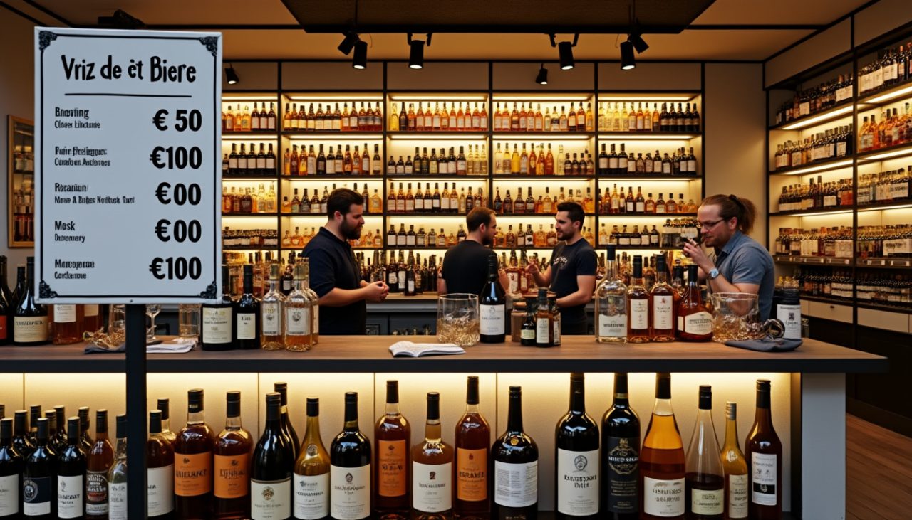 Quel est le prix des alcools au Luxembourg ?