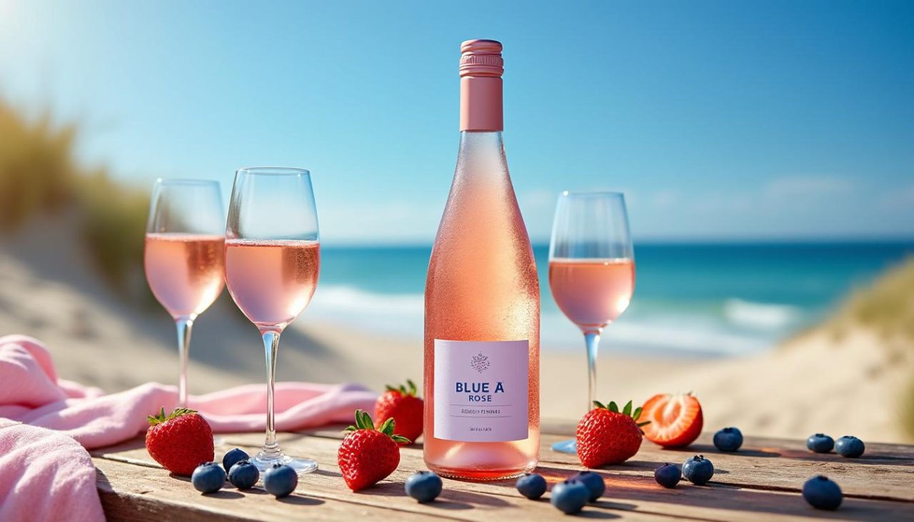 Vin rosé bleu de mer Lidl : une nouvelle tendance estivale à savourer