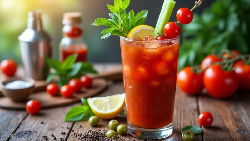 Recette de Bloody Mary sans alcool : un cocktail savoureux à essayer