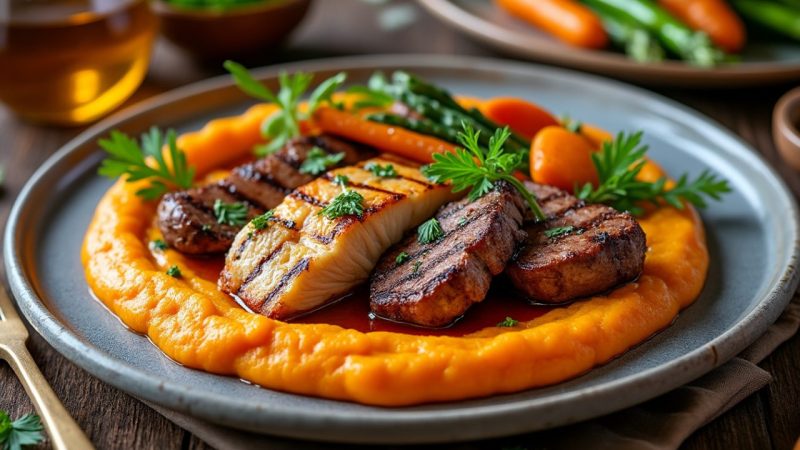 Quelles viandes choisir pour sublimer une purée de patate douce ?