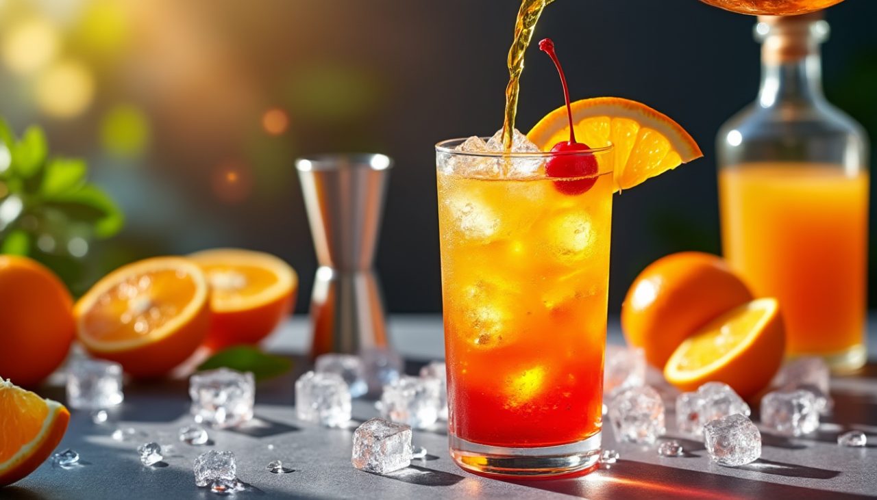 Recette cocktail tequila sunrise : les étapes pour réussir ce classique coloré