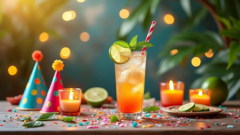 Recette de cuba libre sans alcool pour une soirée réussie