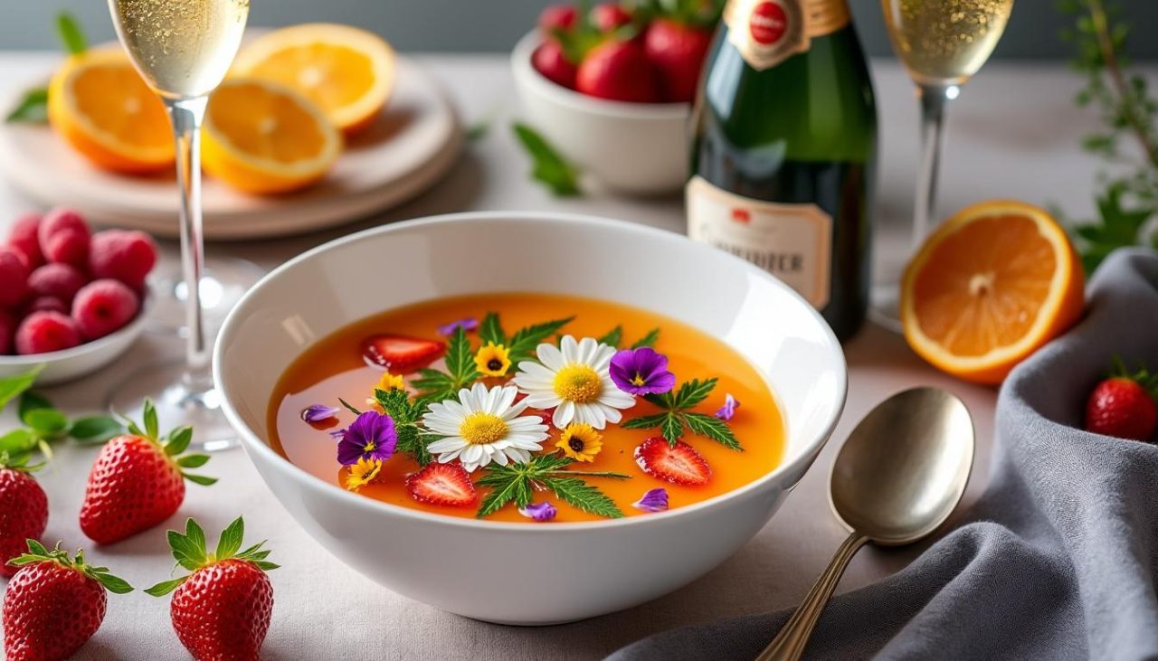 Recette soupe de champagne : ingrédients et étapes pour réussir ce cocktail pétillant