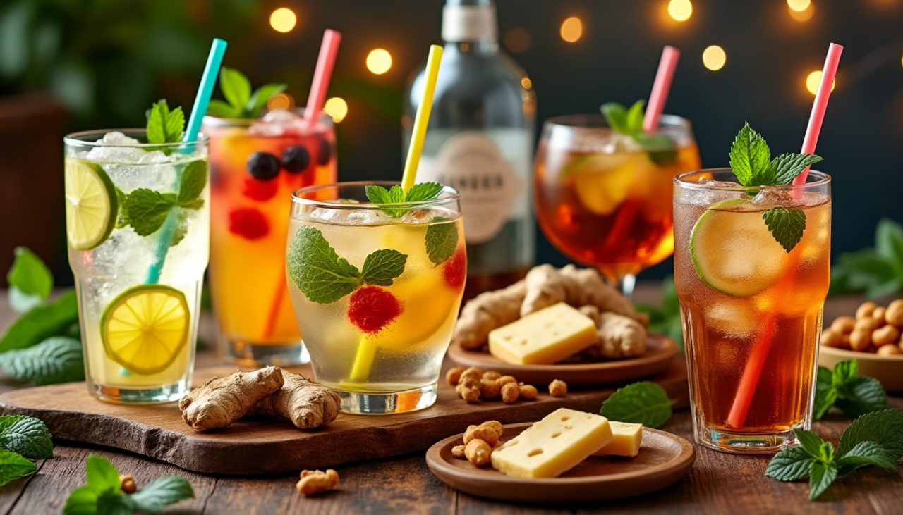 Savourez des recettes de boissons au gingembre sans alcool pour vos soirées