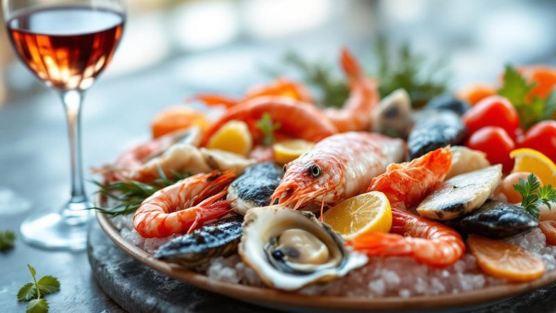 Quel accord met et vin avec les crustacés ?