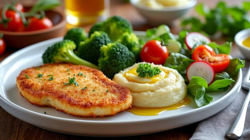 Avec quoi servir une escalope milanaise pour un repas équilibré