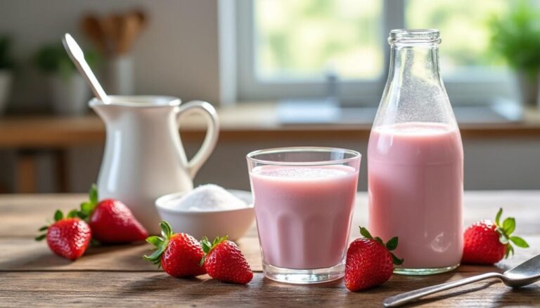découvrez comment préparer un pink milk maison avec notre recette facile du lait à la fraise, une boisson tendance et délicieusement rafraîchissante.