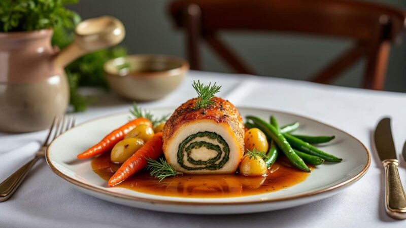 Quel accompagnement choisir avec une poularde farcie ?