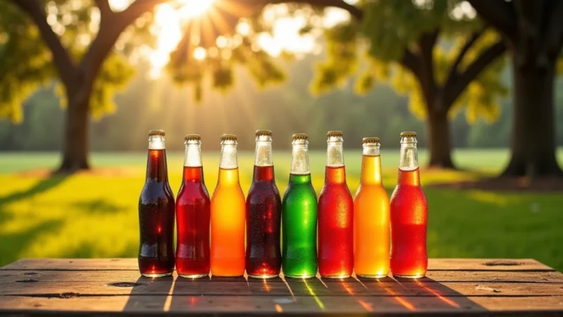 Étonnante variété des sodas : voyage à travers les États-Unis