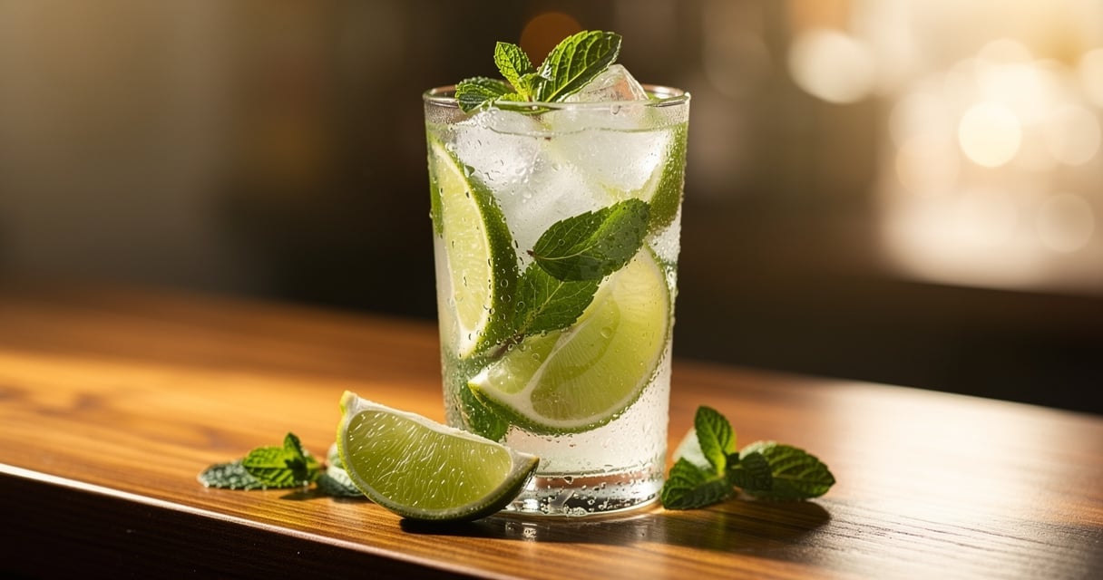 Recette du mojito classique au rhum, citron vert et menthe fraîche