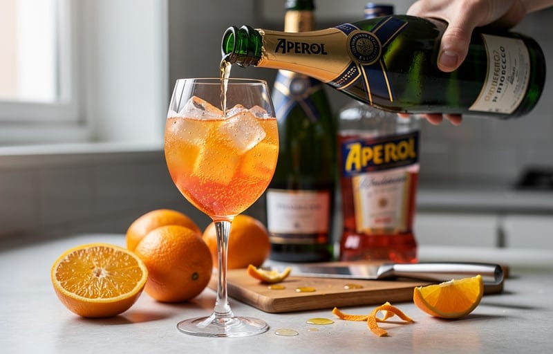 La recette d'Aperol Spritz étape par étape