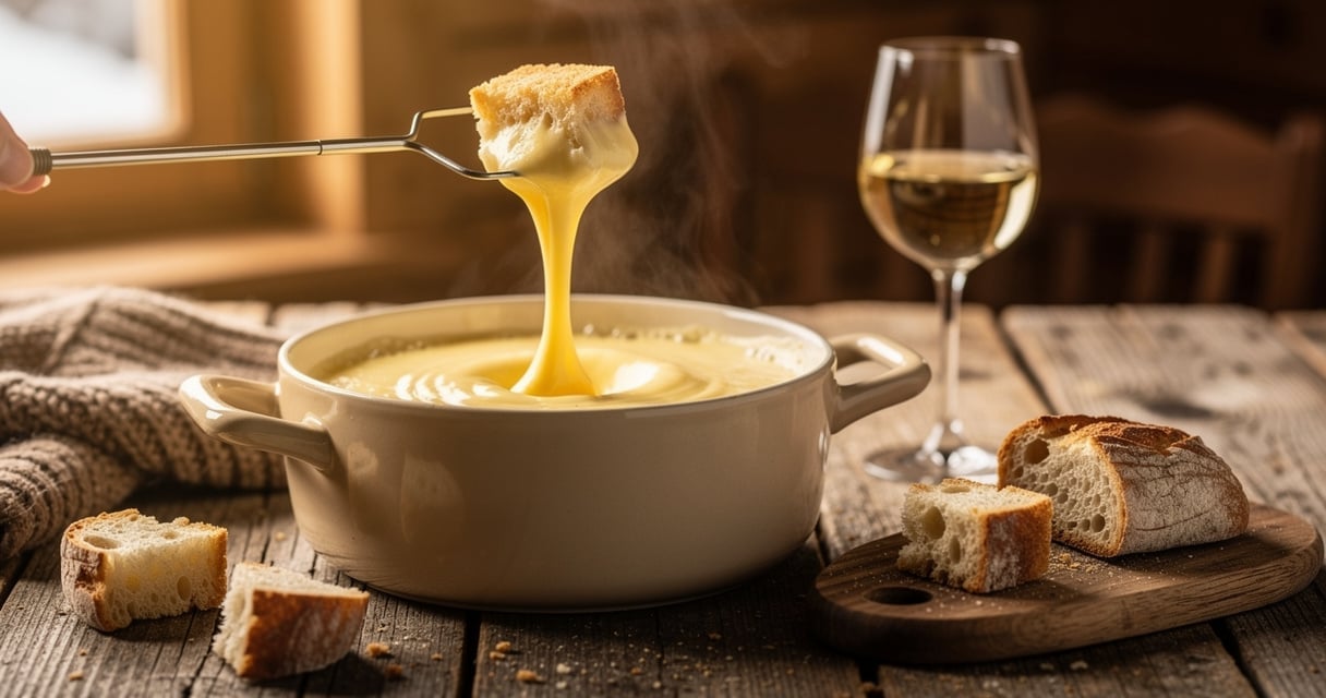 Fondue savoyarde : la recette authentique et les accords avec les vins de Savoie