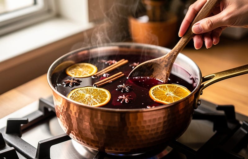 Vin chaud recette traditionnelle : les étapes