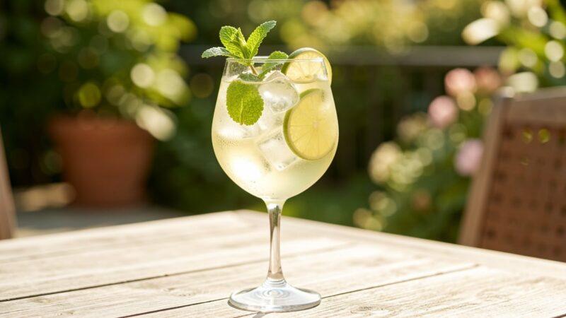 Hugo Spritz : la recette florale au prosecco et à la fleur de sureau