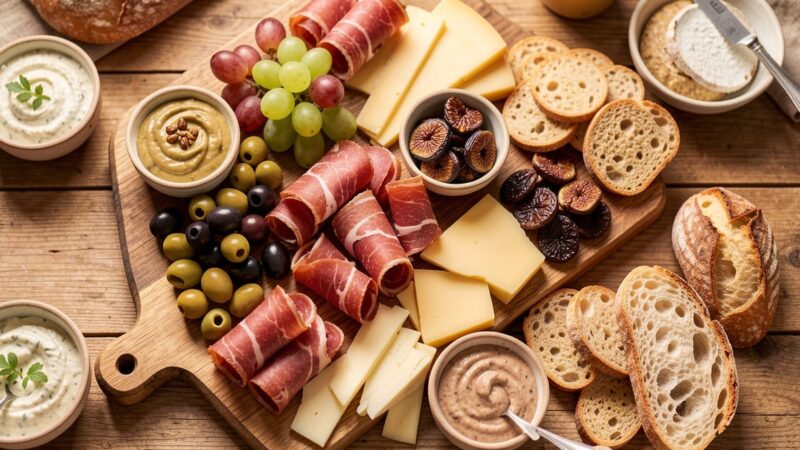Plateau apéritif dinatoire : composition, idées et quantités