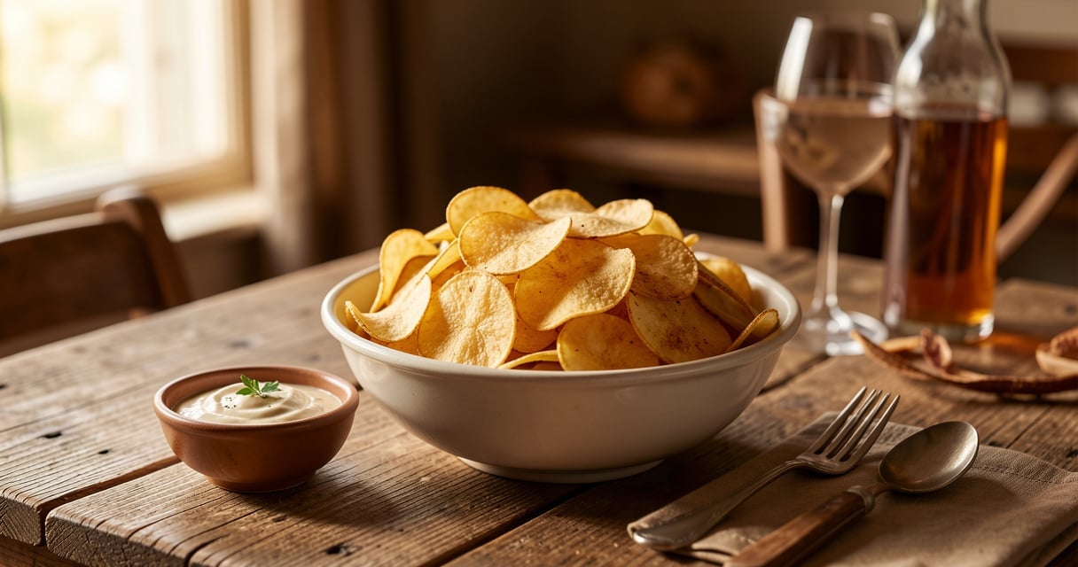 Chips maison pour l’apéritif : la recette croustillante et facile