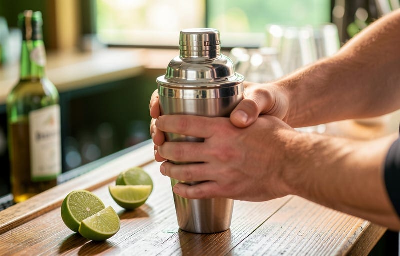 La technique au shaker, étape par étape