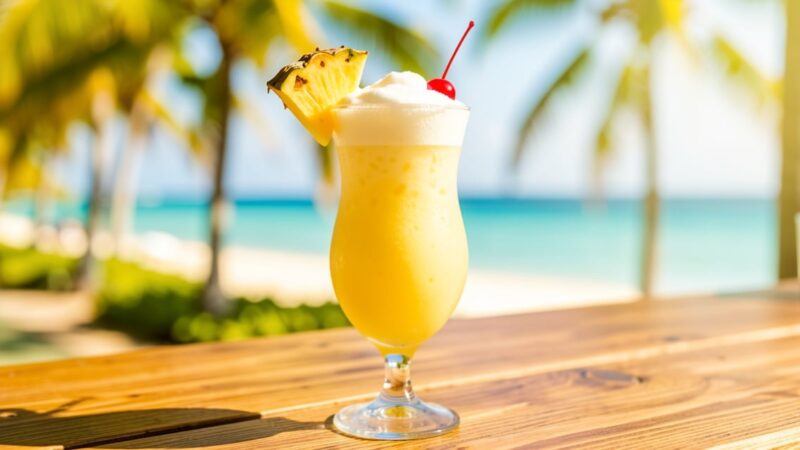 Piña Colada : la recette originale au rhum et à la noix de coco