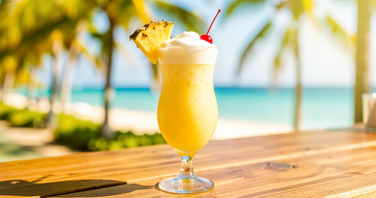 Piña Colada : la recette originale au rhum et à la noix de coco
