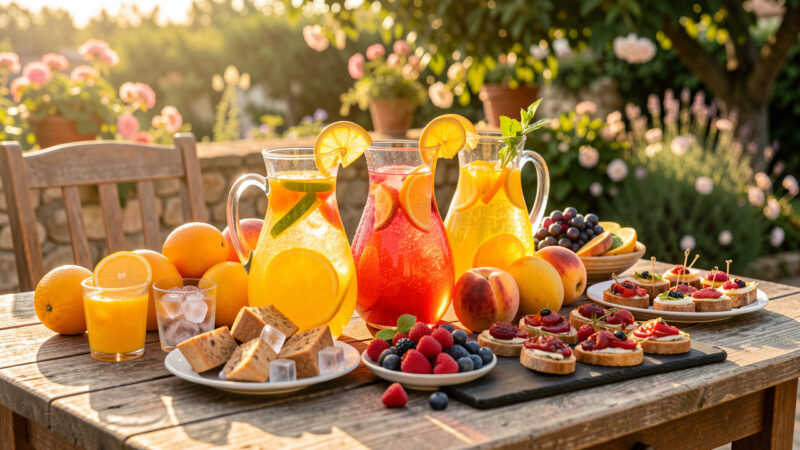 Apéritif sans alcool été : composer une table fraîche et équilibrée