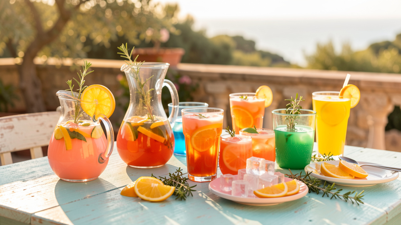 7 boissons estivales à servir fraîches pour varier les apéritifs
