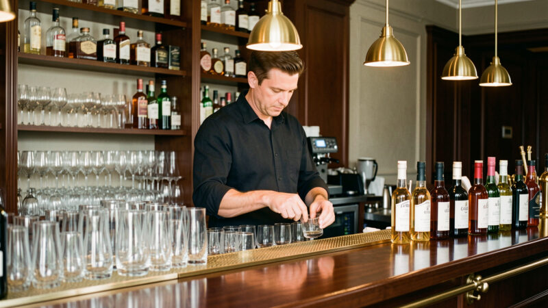 Organisation du service au bar : fluidifier les commandes