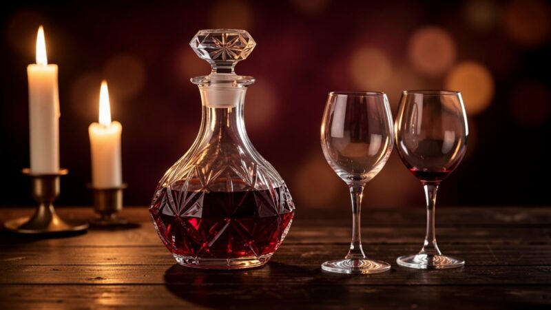 Carafe à décanter : le guide d&rsquo;achat pour ne pas se tromper