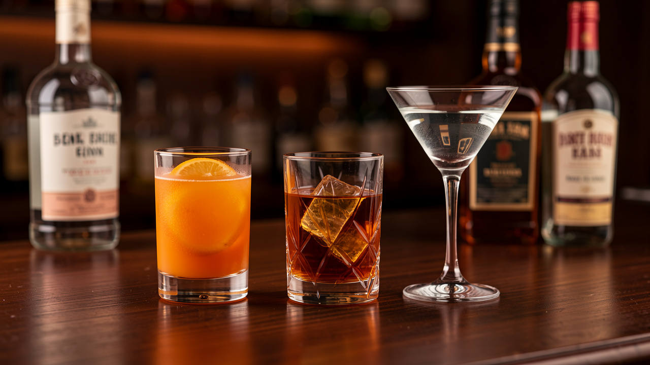 Quels spiritueux choisir pour un Negroni, Manhattan ou Dry Martini authentique ?