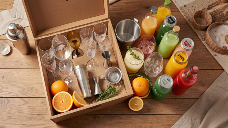 Coffret cocktail pour 12 personnes : sera-t-il vraiment complet ?